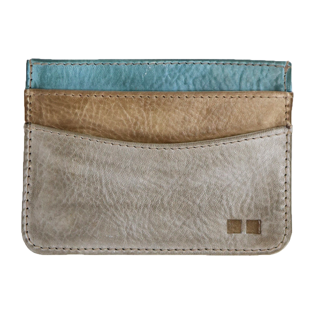 A compact close up of a Chuck card wallet by Bed Stu.