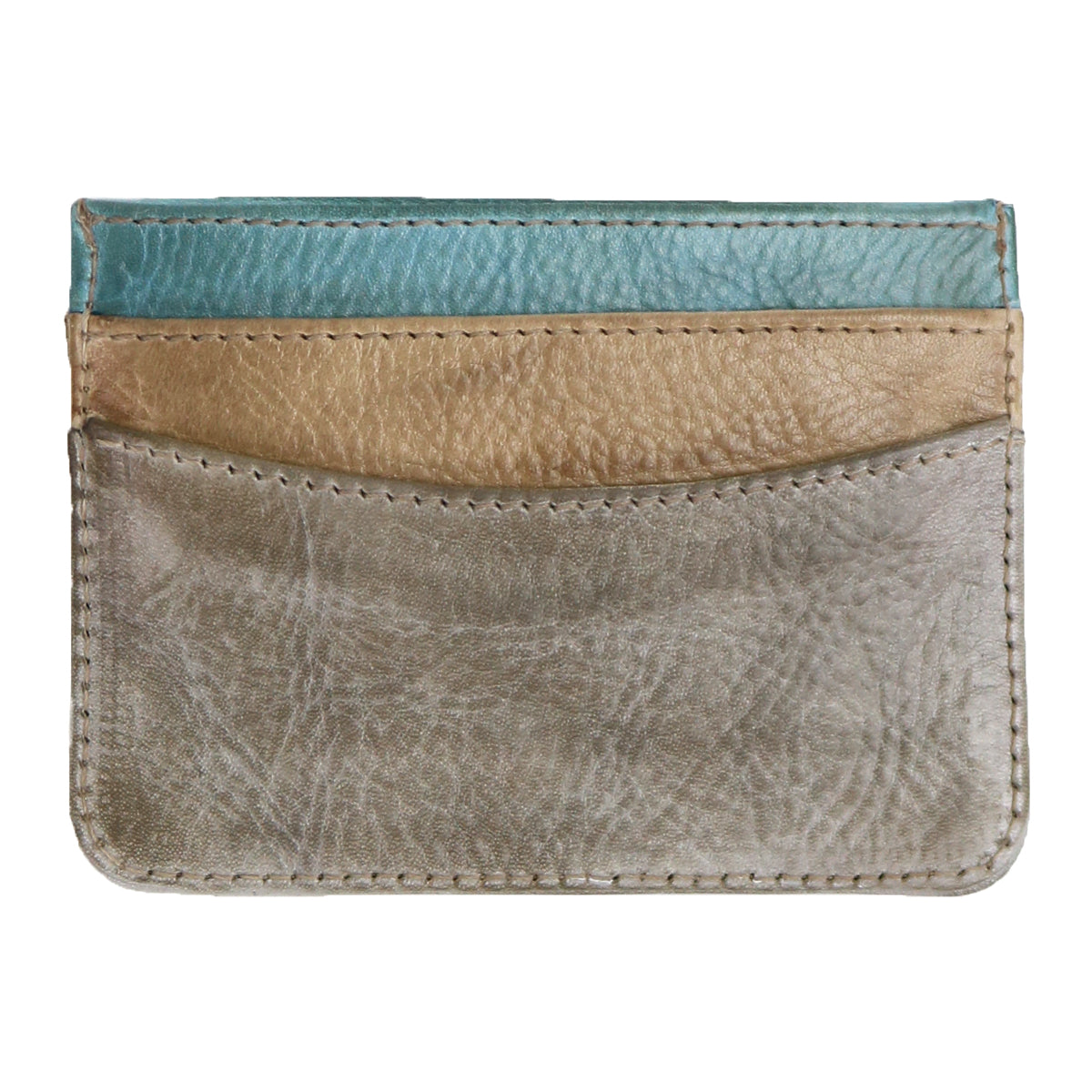 A close up of a Chuck card wallet by Bed Stu.