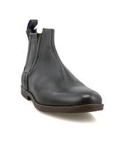 Introducing the Verrocchio by Bed|Stü: a handcrafted leather Chelsea boot featuring elastic side panels, a back pull tab, and a brown sole—perfect for everyday wear and showcased against a white background.